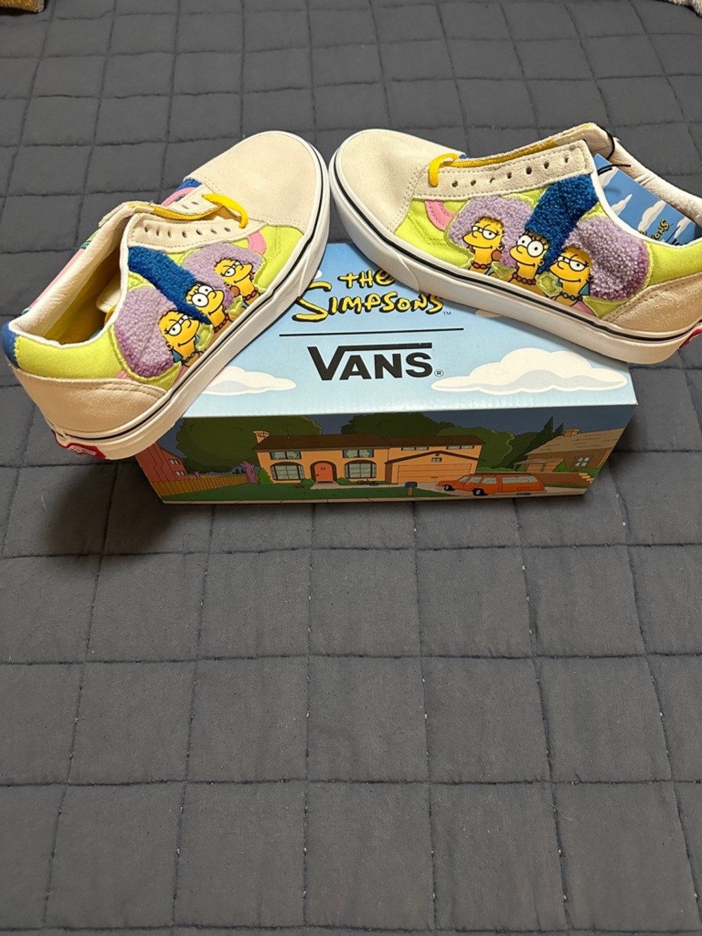Vans collab with the Simpsons old school style